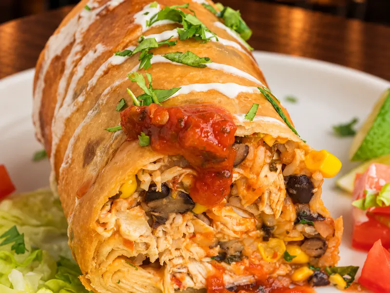 Chimichanga — Crispy fried burrito
