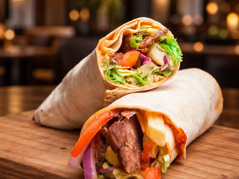 Shawarma — Shawarma wrap